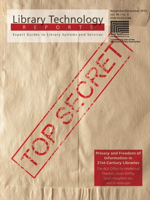 Privacy and Freedom of Information in 21st-Century Libraries - ebook